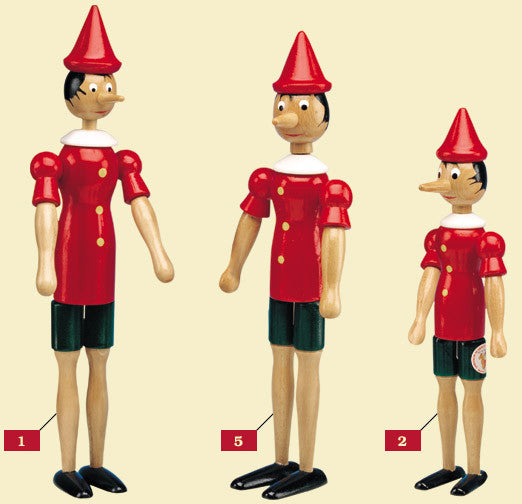 Pinocchio, Interchangeable nose 38 cm