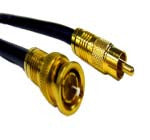 RG6 Quad Shield RCA-BNC Assembled Cable