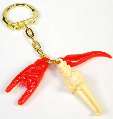 Three Charm Keychain