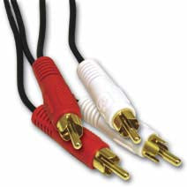 2 RCA Audio Cable [Gold Plated]
