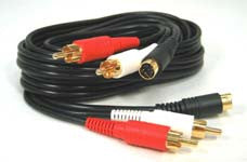 2 RCA Audio Cable [Gold Plated]