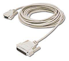 Null Modem Cable - DB9 Female to DB25 Male